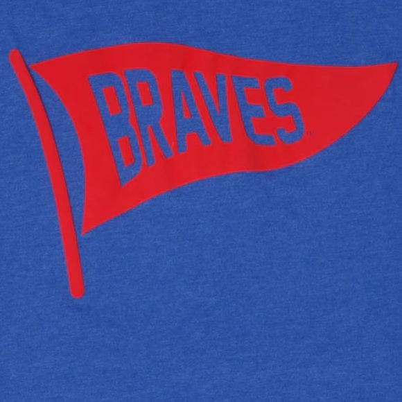 Atlanta Braves Throwback T-Shirt - Picture 2 of 10